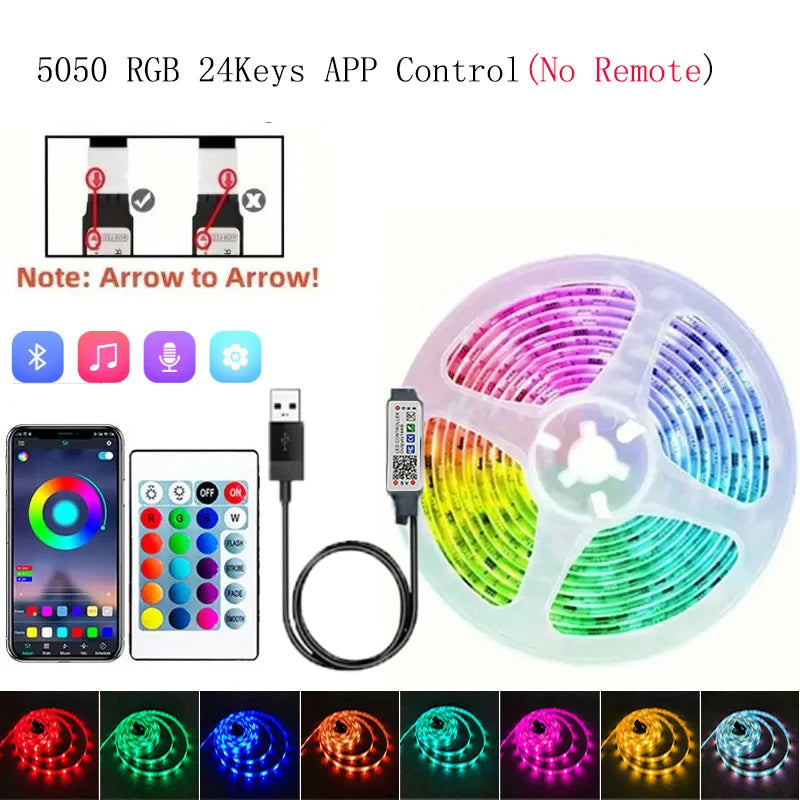 USB RGB LED Light Strip – Customizable 1-30M Length