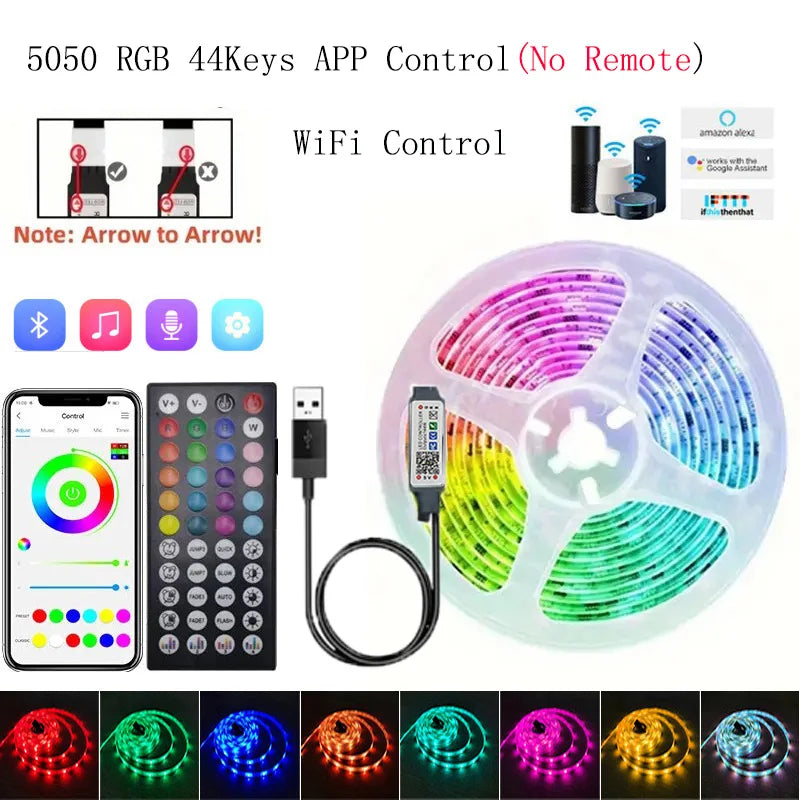 USB RGB LED Light Strip – Customizable 1-30M Length