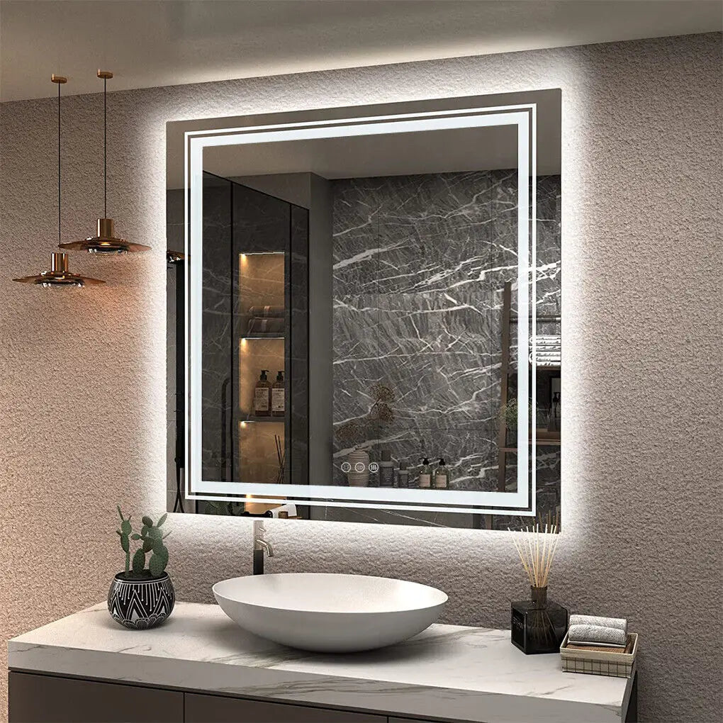 LUVODI LED Bathroom Mirror - Illuminated Elegance & Functionality