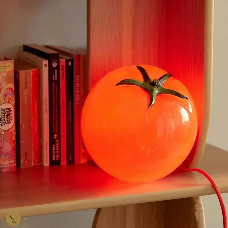 Italian Style Tomato Table Lamp - Whimsical Modern Lighting