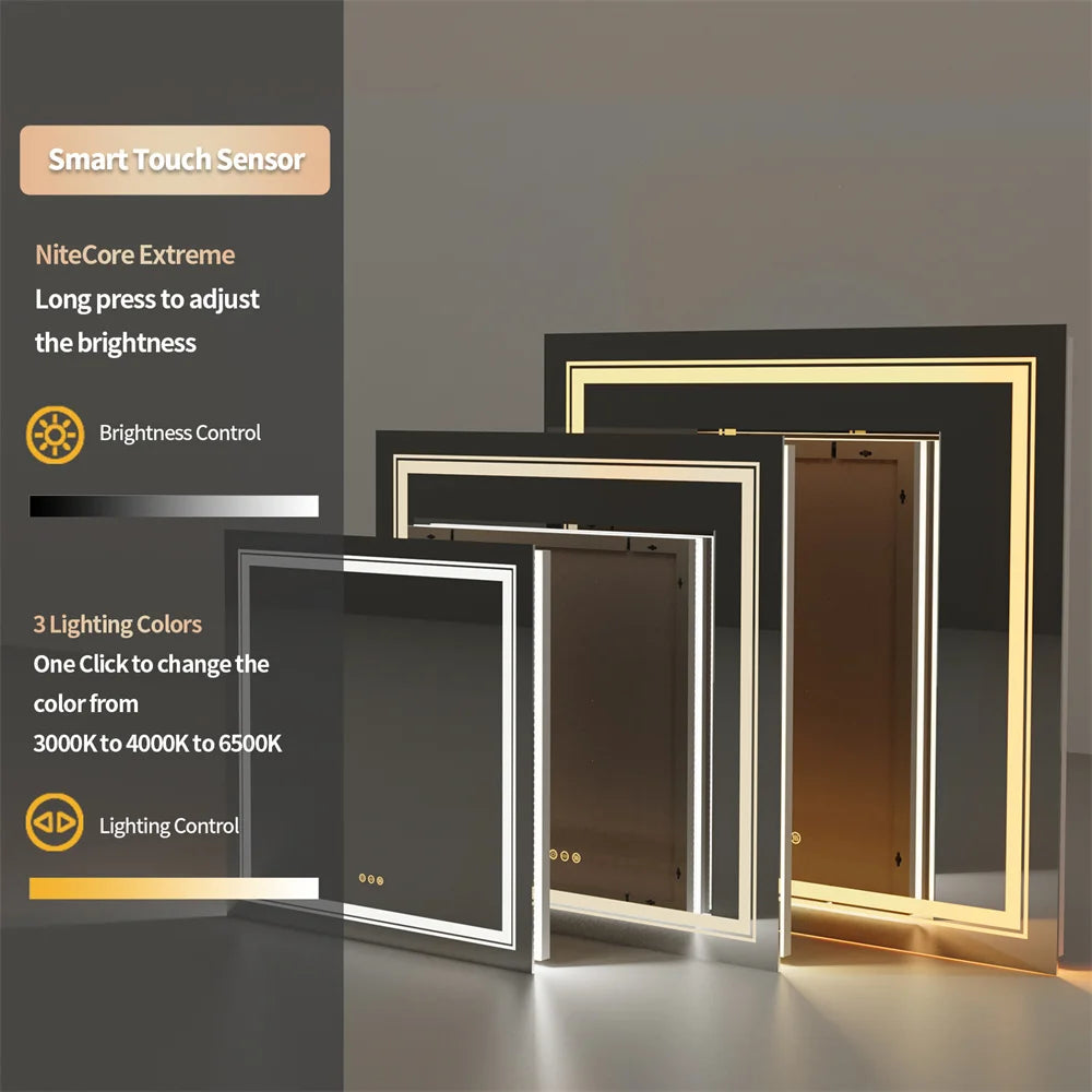 LUVODI LED Bathroom Mirror - Illuminated Elegance & Functionality