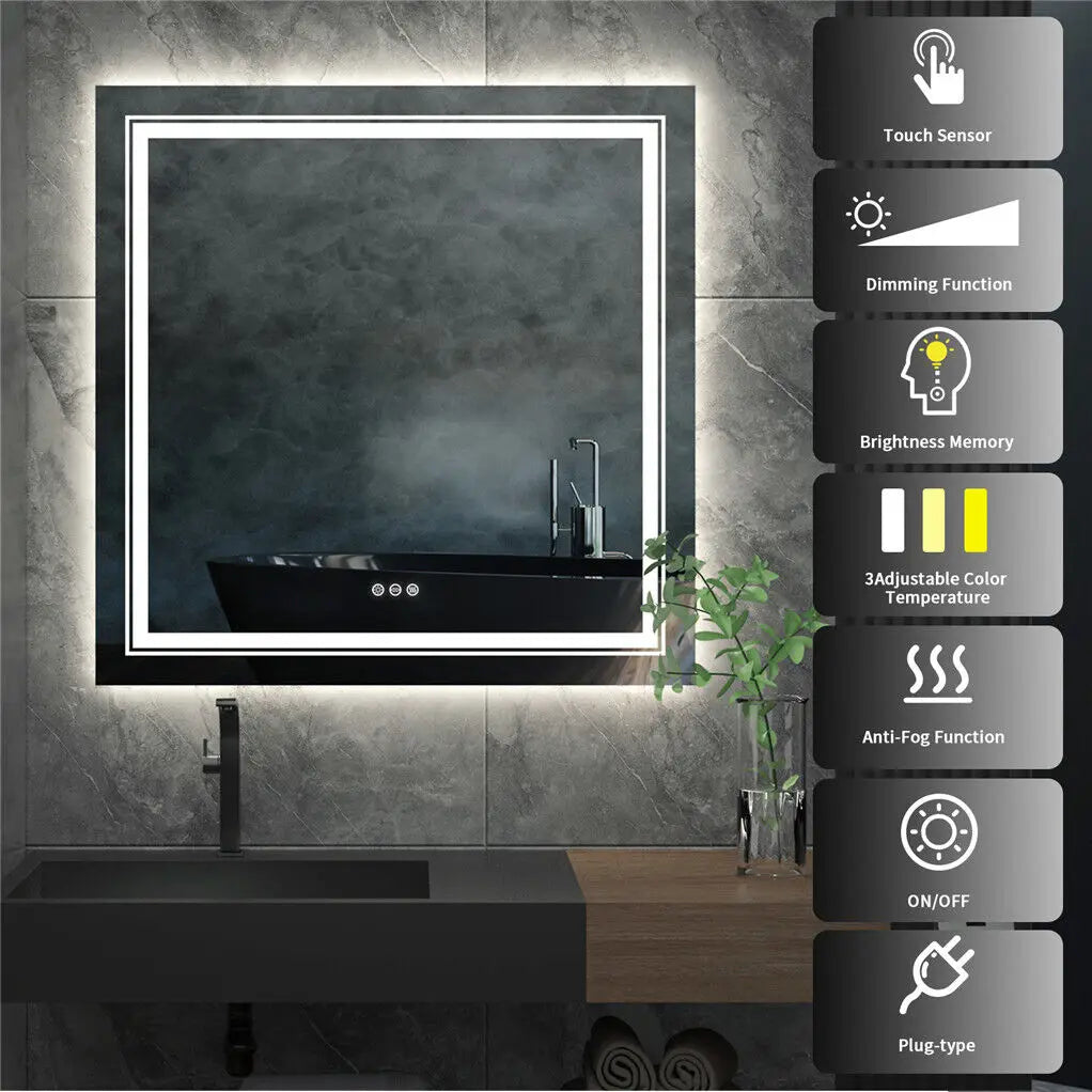 LUVODI LED Bathroom Mirror - Illuminated Elegance & Functionality