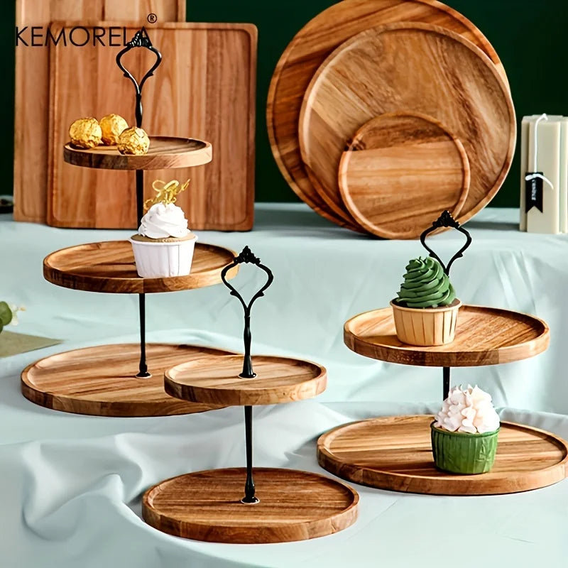 KEMORELA Double/Three-Layer Dried Fruit Tray - Elegant Serving Solution