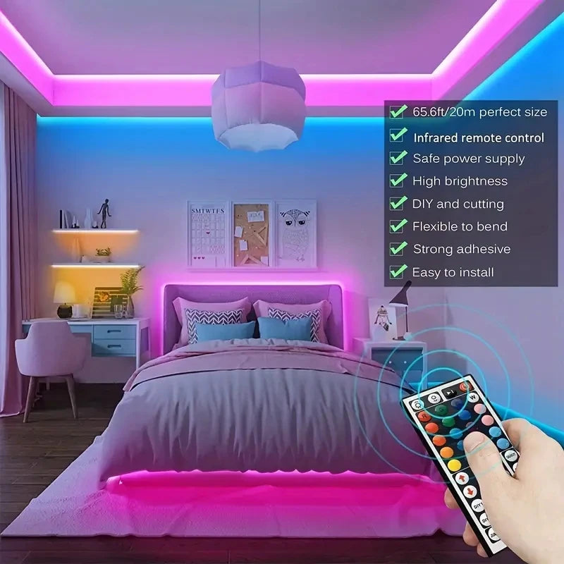 USB RGB LED Light Strip – Customizable 1-30M Length