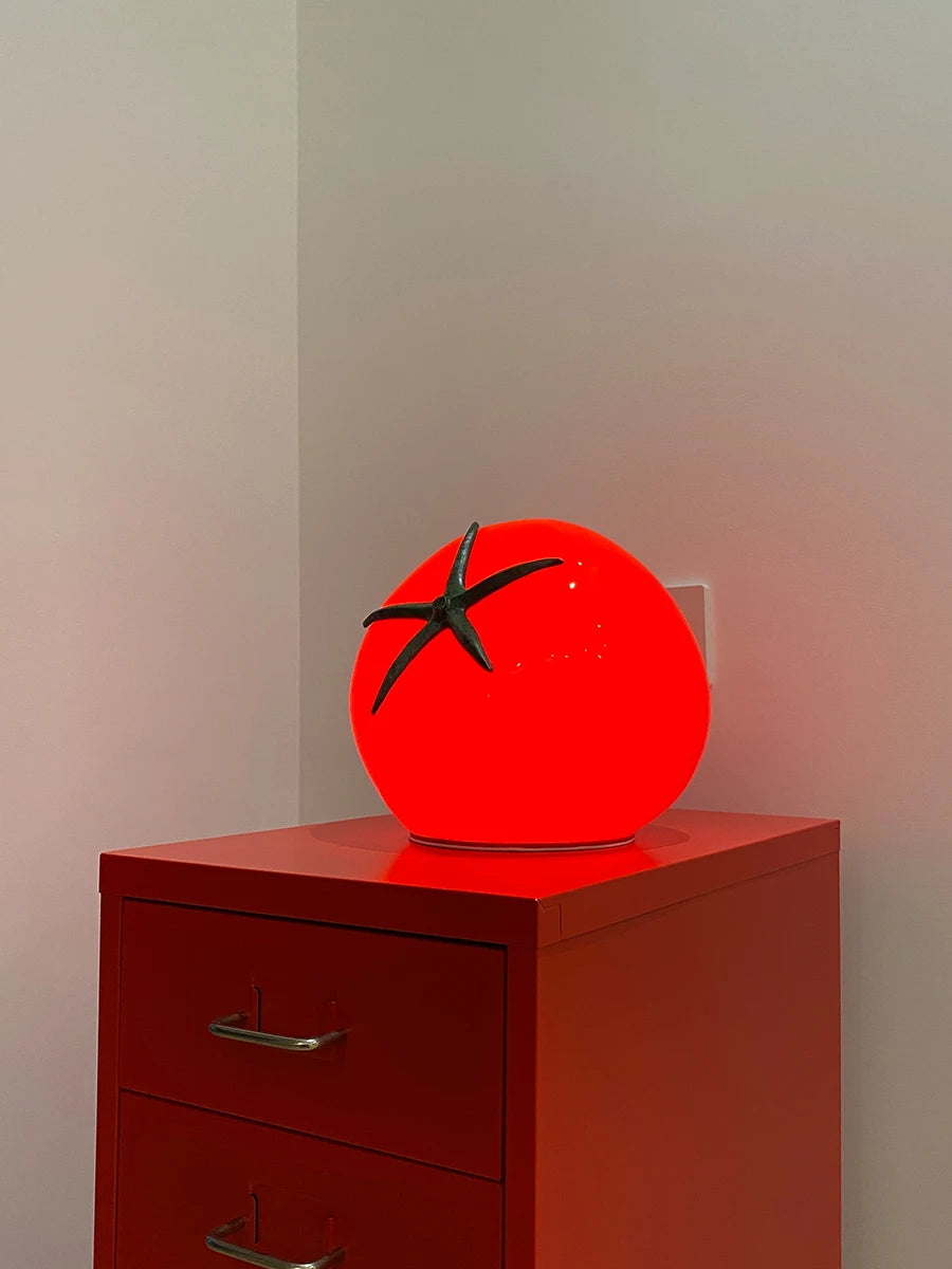 Italian Style Tomato Table Lamp - Whimsical Modern Lighting