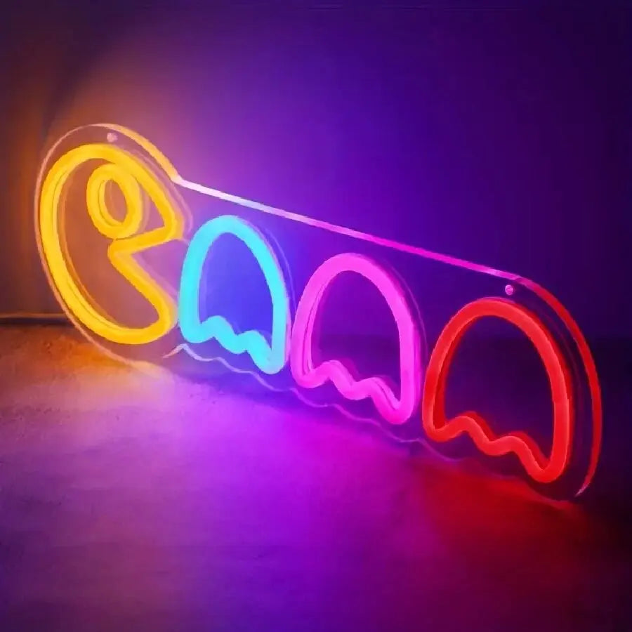 Gaming Neon Sign - LED Wall Light for Game Rooms and Man Caves