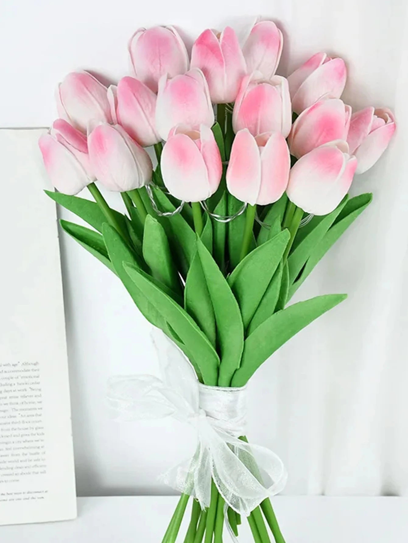 LED Tulip Bouquet Night Light - 5/10pcs Realistic Artificial Flowers