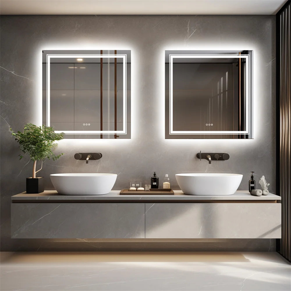 LUVODI LED Bathroom Mirror - Illuminated Elegance & Functionality