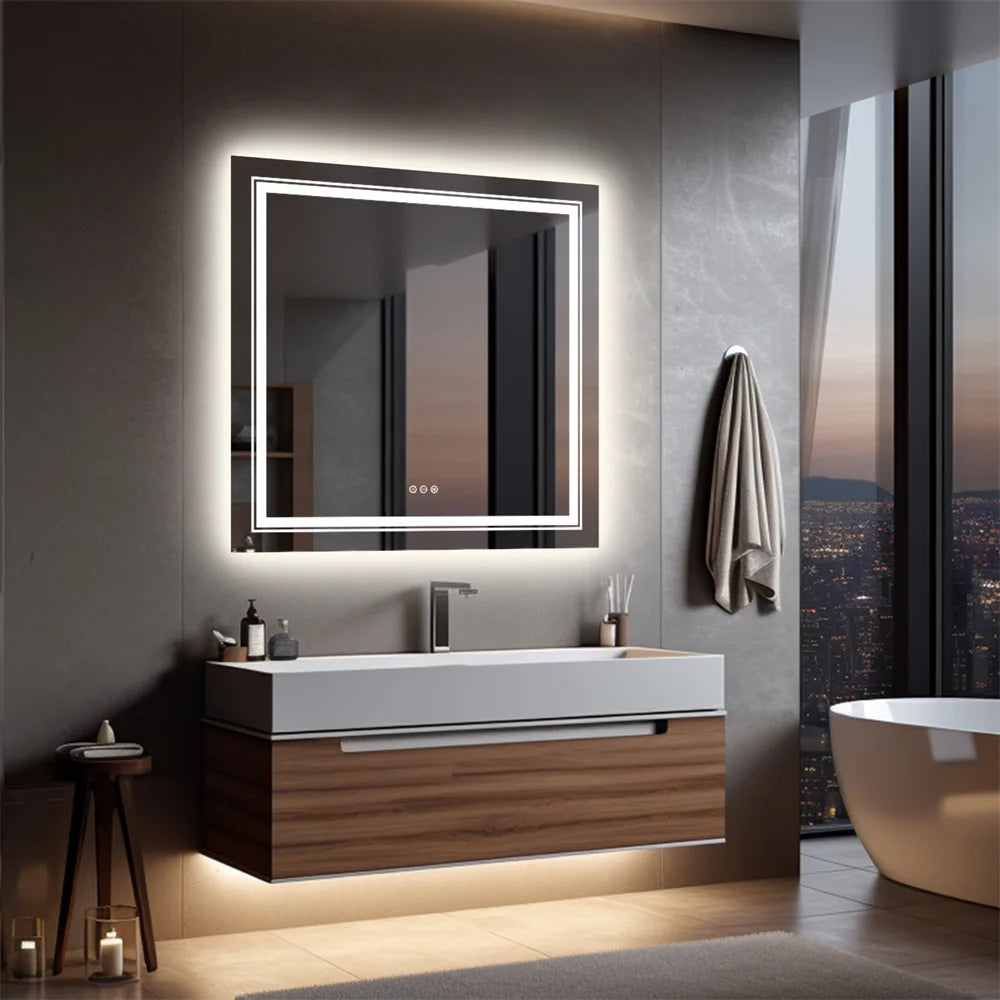 LUVODI LED Bathroom Mirror - Illuminated Elegance & Functionality