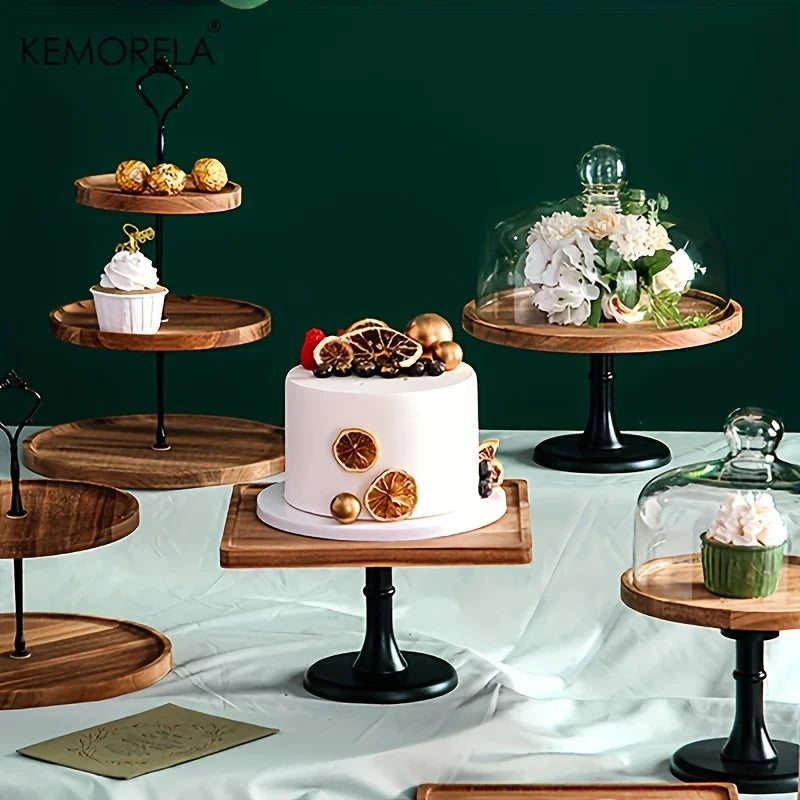 KEMORELA Double/Three-Layer Dried Fruit Tray - Elegant Serving Solution