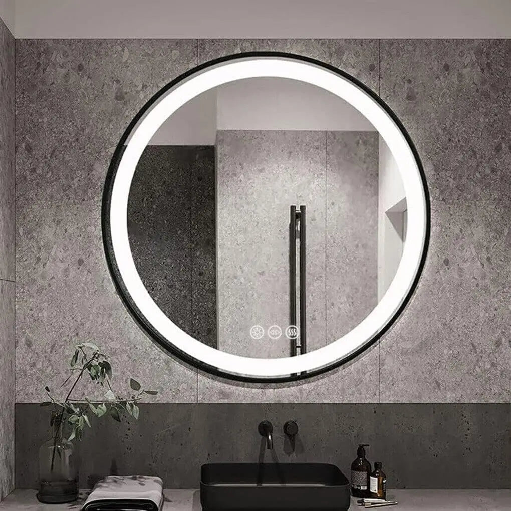 LUVODI 32" Round LED Bathroom Mirror - Elegant & Versatile