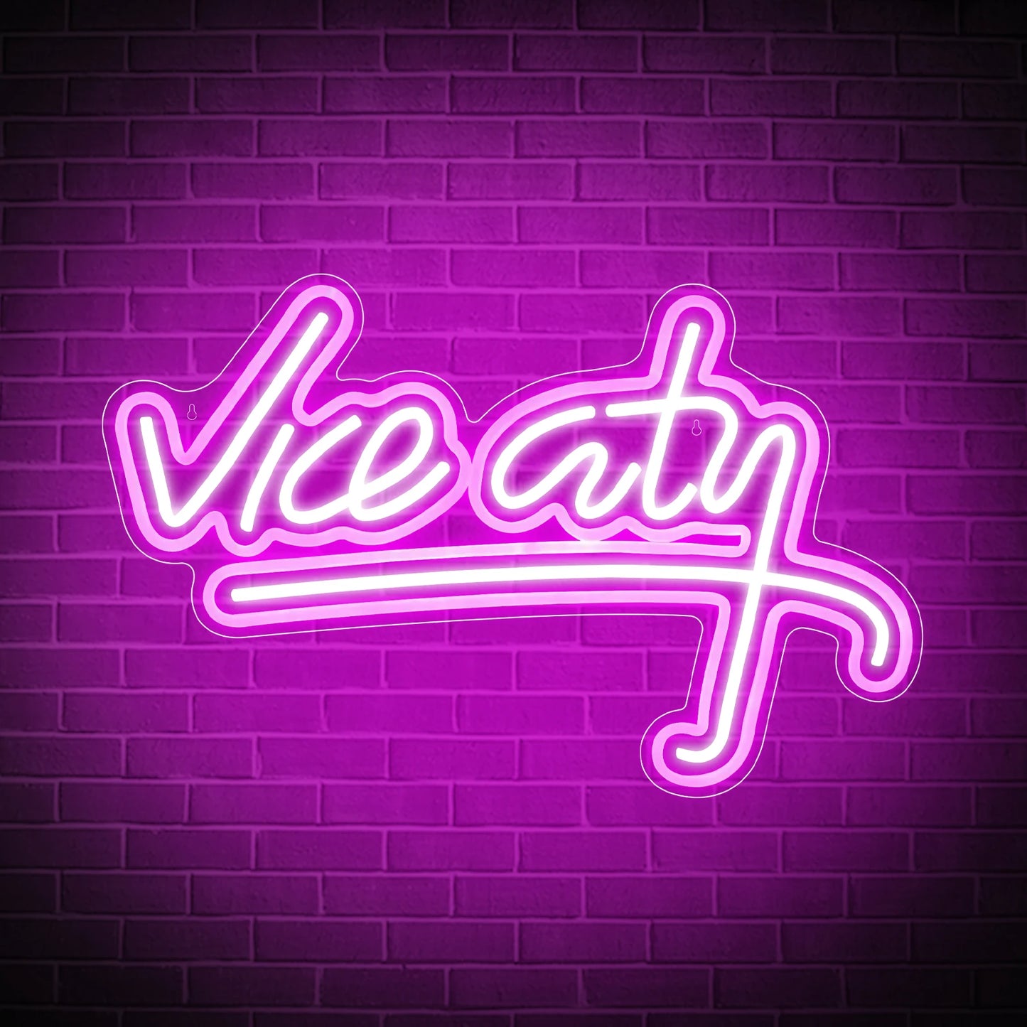 Vice City Neon Sign – Retro LED Wall Decor for Game Rooms