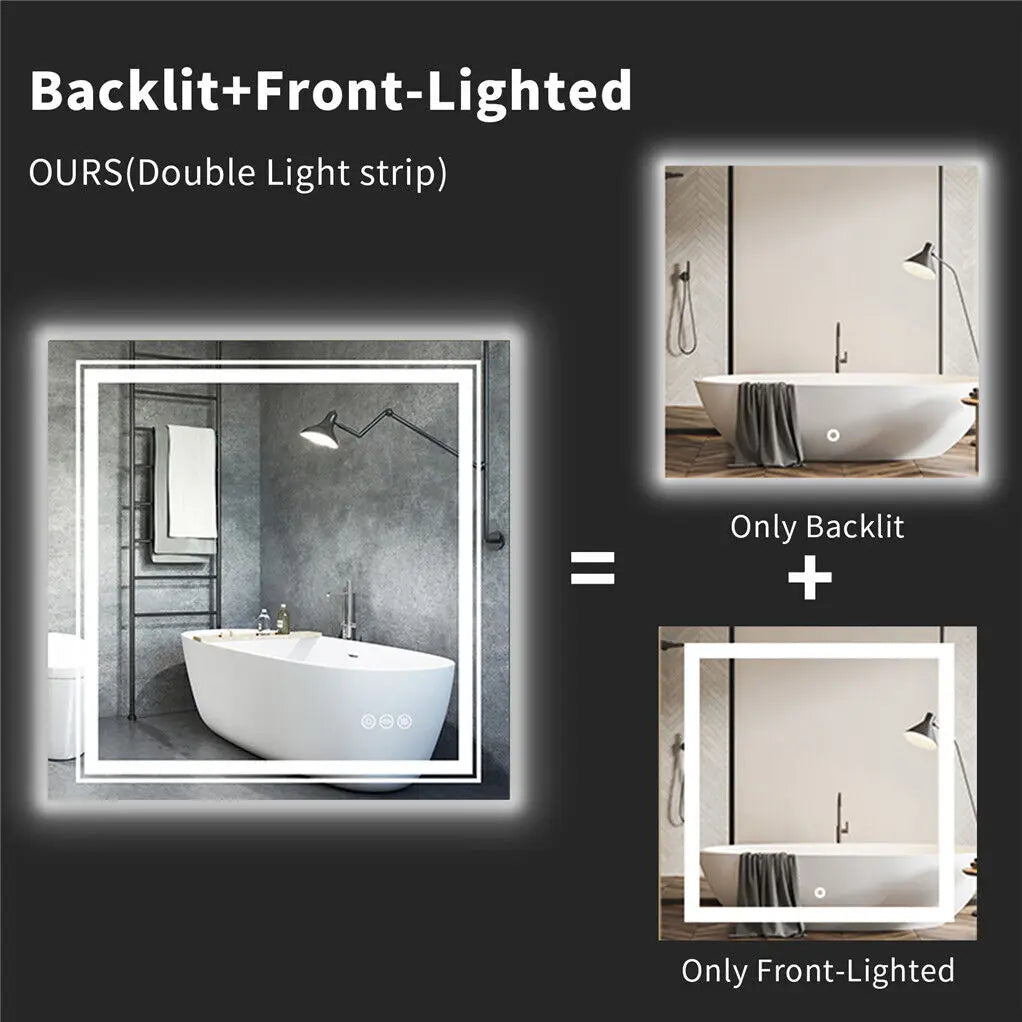 LUVODI LED Bathroom Mirror - Illuminated Elegance & Functionality