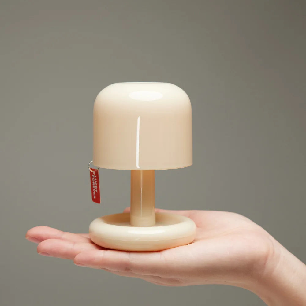 Creative Mushroom LED Night Light - Nordic Minimalist Table Lamp