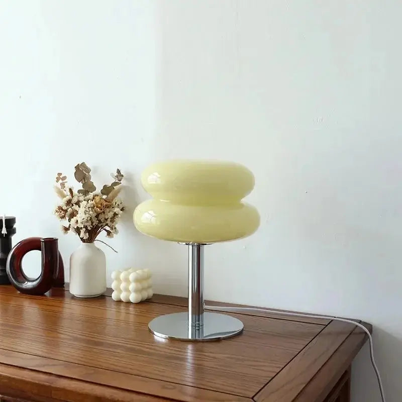 Modern Bauhaus Macaron Glass Lamp - Retro Mushroom Design