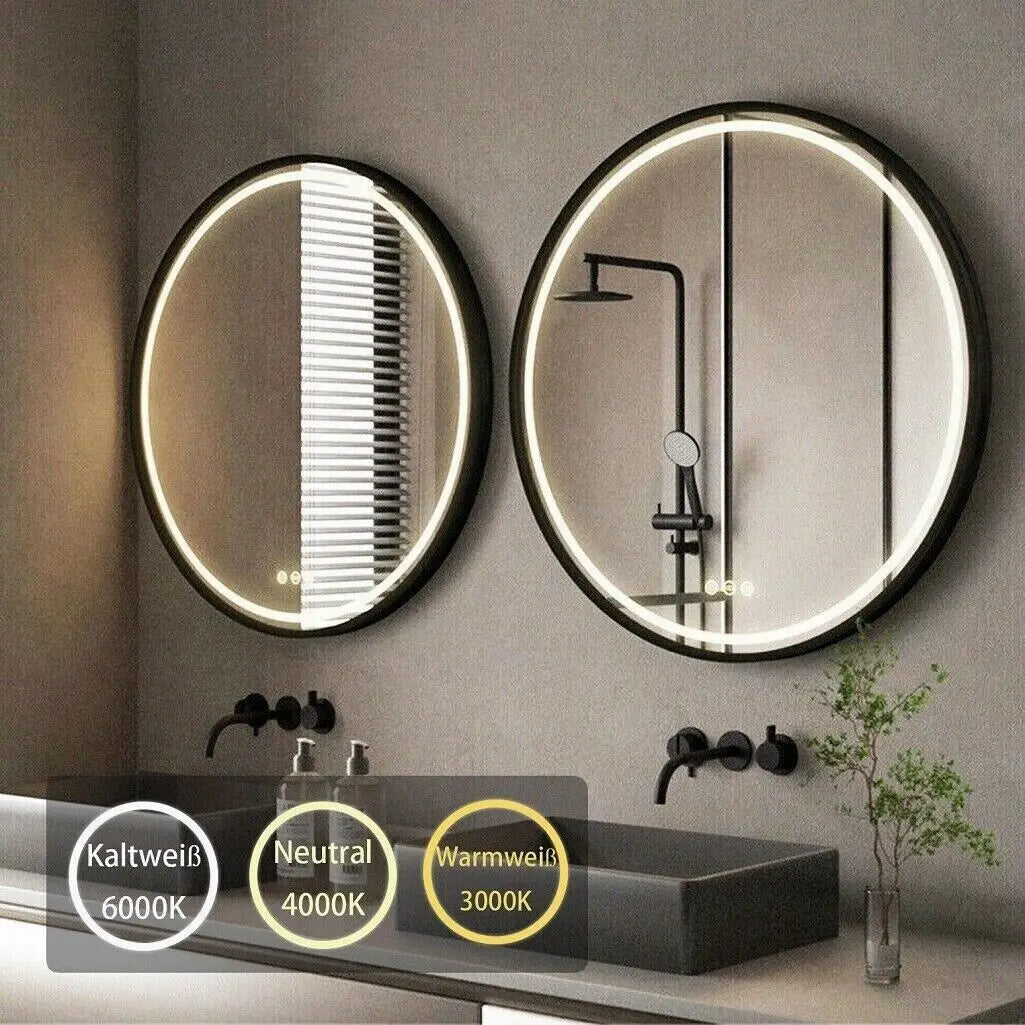 LUVODI 32" Round LED Bathroom Mirror - Elegant & Versatile