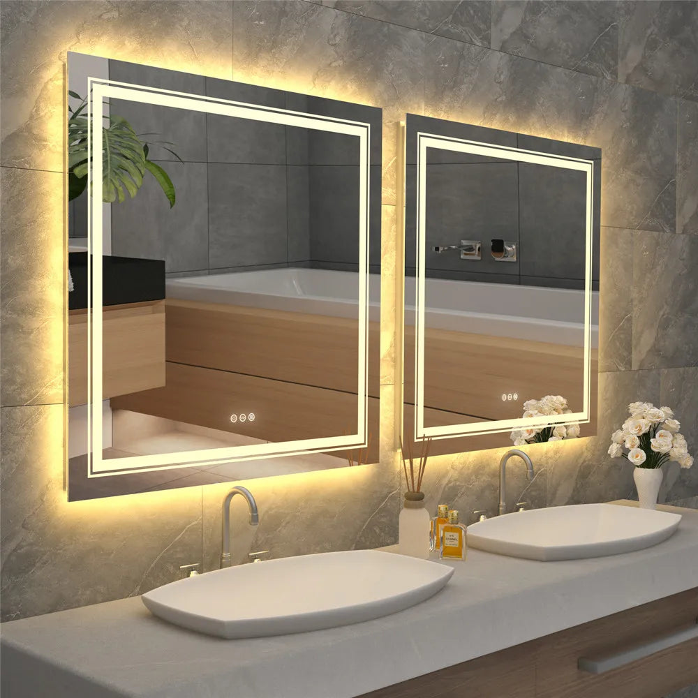 LUVODI LED Bathroom Mirror - Illuminated Elegance & Functionality