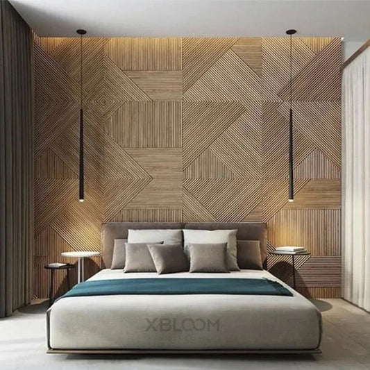 3D Wall Panels (4PCS) – 50cm Stereo Non-Adhesive Wall Tiles for Home, Room, Bathroom, and Ceiling Décor