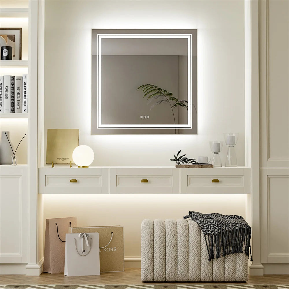 LUVODI LED Bathroom Mirror - Illuminated Elegance & Functionality